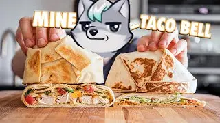 CrunchWrap Homemade vs Taco Bell [Echo Reacts]