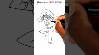 How to draw Little singham - #shorts #little #singham #littlesingham #drawing #cartoon #india