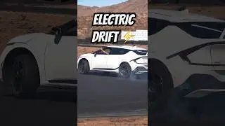 ELCTRIC DRIFT KIA! #drift #kia #electric #drifting #driftcar #sideways #electriccar