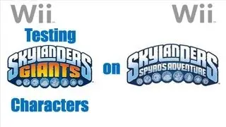 Skylanders Giants Wii - Testing Skylanders Giants Figures On Skylanders Spyros Adventure Game