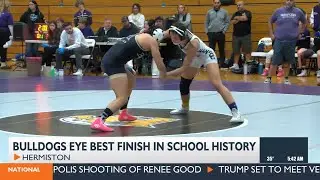 Hermiston girls wrestling team eyes first state championship after historic third-place finish