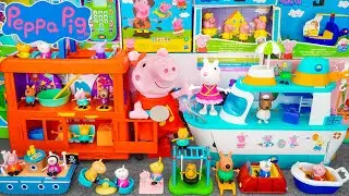 Toy ASMR | 73 Minutes Satisfying with Unboxing Cute Peppa Pig 2 in 1 Canvan House and Cruise Ship