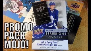 Распаковка коллекционной хоккейной коробки Upper Deck Series 1 17/18 (с подробным описанием содер...