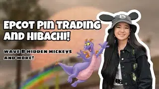 Epcot Pin Trading and Hibachi! 