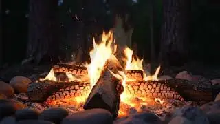 Relaxing Ember Fire for Peaceful Rest