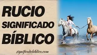 Rucio Significado B&iacute;blico | &iquest;Qu&eacute; Significa Rucio en la Biblia? 🙏