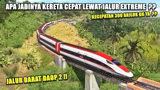 WHAT HAPPENS WHEN A HIGH-SPEED TRAIN RUNS ON THE DAOP 2 ROUTE? - HIGH-SPEED TRAIN EXPERIMENT