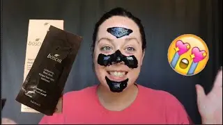 BEST PEEL OFF MASK REVIEW || Boscia Luminizing Black Mask