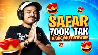 Sadak se 700k tak || Journey to 700k subs || Thank you everyone || #ThugArmy