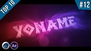 TOP 10 Intro Templates Cinema4D & After Effects #12 + Free Download