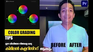 Color Grading Tips  |  Premiere Pro Malayalam Tutorial | Lumetri Color| #Magic Flo