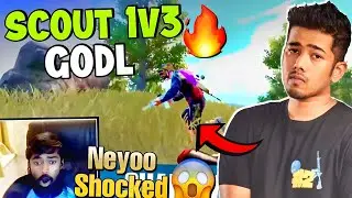 Scout 1v3 GodL🚀🔥 Neyoo Shocked 😨
