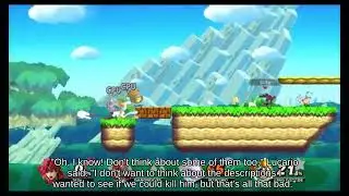 Edgehogging Ness on Skyworld attacks with Lightning Bolt | Super Smash Brothers Melee