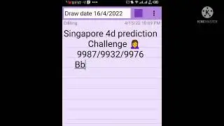 Singapore pool 4d prediction 100 parsent Winn 16/4/2022 ! Singapore 4d prediction...