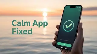 How To Fix Calm App Not Working | Fix Calm Audio Error (Solved) - Step by Step