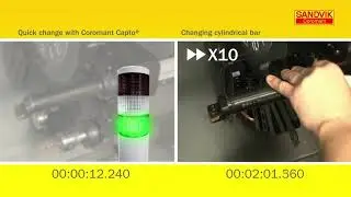 Sandvik Coromant Capto Quick Change Reduced set up time turning