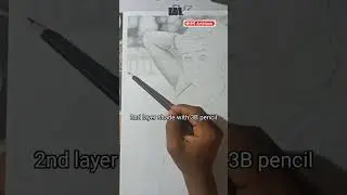 How to draw lights background with graphite pencil #shorts #art #background