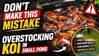 Dont make this same mistake!!! Overstocking Koi in your pond #koi #koipond #fishtank #aquarium