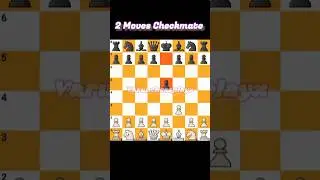 Chess Fool's Mate | Only For Beginners | #chess #games #shorts #varunsoni297