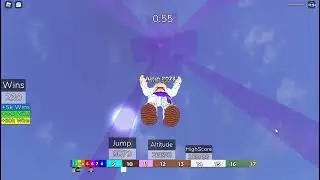 playing victory jump in roblox!