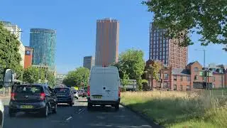 🇬🇧 4K Drive || #Birmingham City Centre to M6 via #Aston #Expressway #england #unitedkingdom