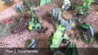 Tournoi BaneWolf, Necrons (Ashanys) vs SM Salamander