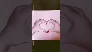 Heart shaped hand gesture ❤️#shorts #short #art #trending #viral #subscribe #love #like