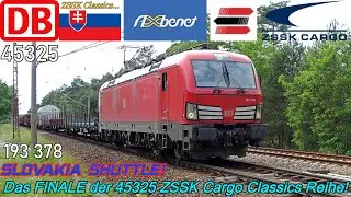 Das Große FINALE des Slovakia Shuttle! Der DB Cargo 45325 ZSSK Stahlzug auf dem Weg in die Slowakei!