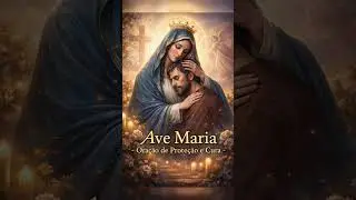 Uma oração cantada pedindo cura, paz e proteção pela intercessão de Ave Maria#AveMaria #NossaSenhora