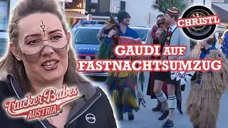 Christl im Fastnachtsfieber - Im LKW durch den Tiroler Fasching | Trucker Babes Austria | ATV