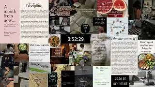 9 Days to 2026 ✨ New Year Glow-Up Countdown | 1 Hour Timer (Brown Noise)