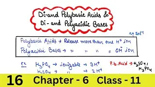 Polybasic Acid and Polyacidic Base | Factors affecting Strength of Acids