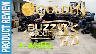 📜 GB124A SHZ Golden Buzzaround XLS HD 4 Wheel Scooter Review