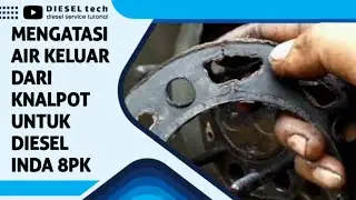 Diesel inda r180 knalpot keluar air