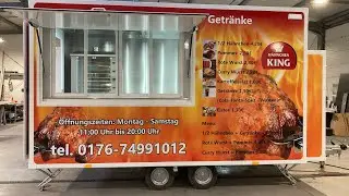 Food Truck / CATERING TRAILER, VENDING TRAILER, IMBISS ANH&Auml;NGER for CHICKEN & KEBAB