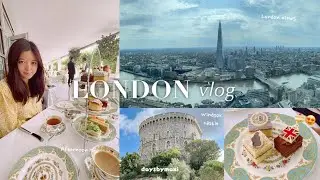 London Vlog 🇬🇧 | Afternoon tea at Kensington Palace 🫖, Windsor Castle, Sky Garden