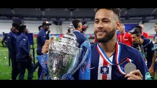 CAMPE&Atilde;O 2020 PSG NEYMAR LEVANTA A TA&Ccedil;A COPA DA FRAN&Ccedil;A