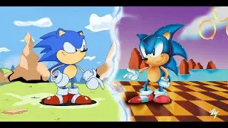 O Sonic Americano era estranho.