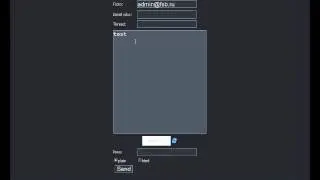 The substitution email