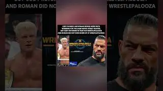 Roman Reigns commitment towards WWE is seemingly not the same as Cody #romanreigns #codyrhodes