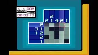 SuperLite 1500 Series: Oekaki Puzzle 2 (SuperLite 1500 シリーズ おえかきパズル 2 ) Ps1 Rare Japanese Gameplay