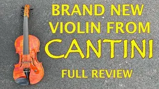 New Cantini Hollowbody Electric Violin!