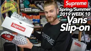 Supreme Vans Diamond Plate SS19 W10
