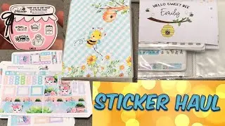 Aussie sticker shop haul | beehaven designs | massive haul