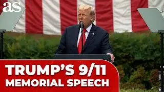 TRUMP'S HEARTWARMING speech honoring 9/11 VICTIMS at PENTAGON OBSERVANCE CEREMONY