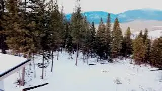 Winter Drone at the house