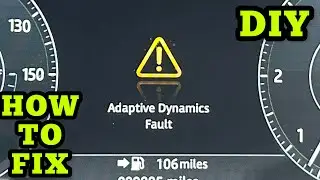 Land Rover ADAPTIVE DYNAMICS FAULT | How To Fix DIY