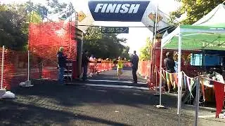 Nan Kennard crushes the women's course record at the Top of Utah Marathon. Her official time was 2:3