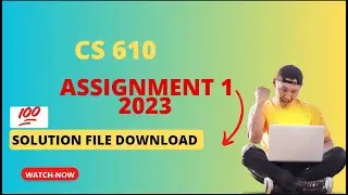 CS610 Assignment No 1 Spring 2023 Complete Solution with Solution  file.