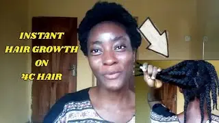 HOW I STRETCH AND DETANGLE MY SHRUNKEN 4C HAIR